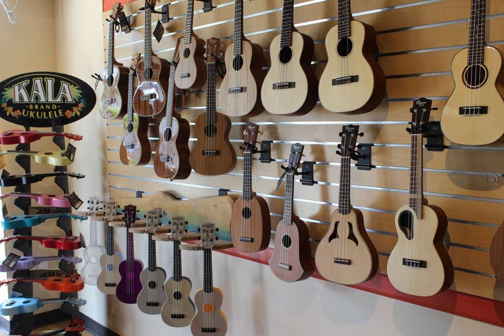 Hawaiian Guitars and Ukulele