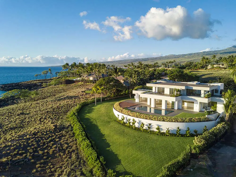 Hapuna Beach Villa aerial view